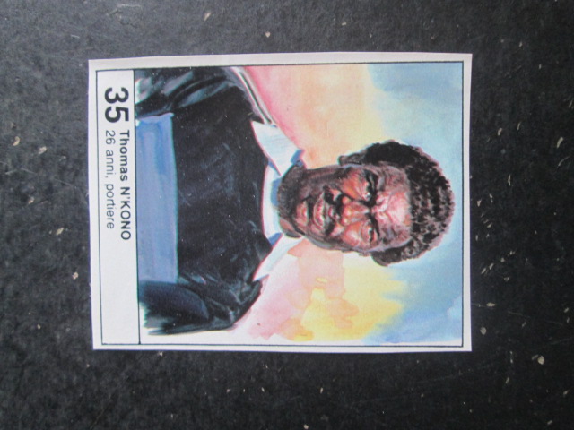 FIGURINA STICKER MUNDIAL 1982 GIORNALINO #35 THOMAS N ' KONO CAMERUN [AF3]