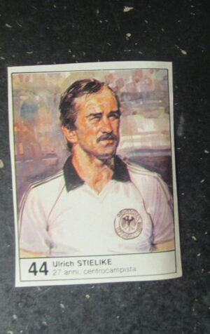 FIGURINA MUNDIAL 1982 GIORNALINO #44 ULRICH STIELIKE GERMANIA OVEST [AF3]