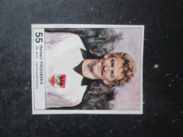 FIGURINA STICKER MUNDIAL 1982 GIORNALINO #55  HERBERT PROHASKA AUSTRIA [AF3]