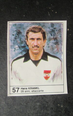 FIGURINA STICKER MUNDIAL 1982 GIORNALINO #57 HANS KRANKL AUSTRIA [AF3]
