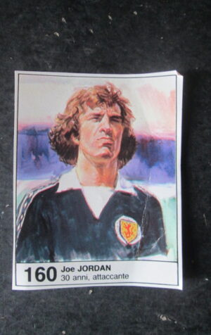 FIGURINA STICKER MUNDIAL 1982 GIORNALINO #160 JOE JORDAN SCOZIA [AF3]