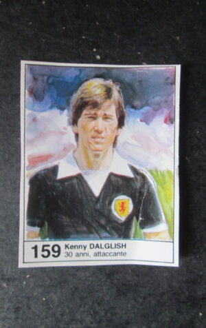 FIGURINA STICKER MUNDIAL 1982 GIORNALINO #159 KENNY DALGLISH SCOZIA [AF3]