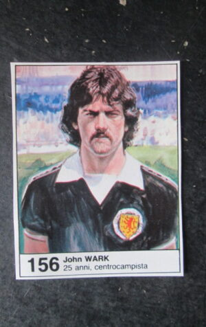 FIGURINA STICKER MUNDIAL 1982 GIORNALINO #156 JOHN WARK SCOZIA [AF3]