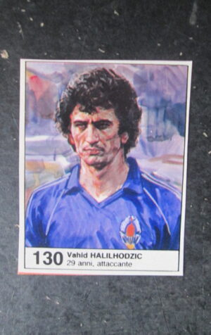 FIGURINA STICKER MUNDIAL 1982 GIORNALINO #130 VAHLD HALILHODZIC JUGOSLAVIA [AF3]