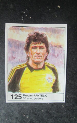 FIGURINA STICKER MUNDIAL 1982 GIORNALINO #125 DRAGAN PANTELIC HONDURAS [AF3]