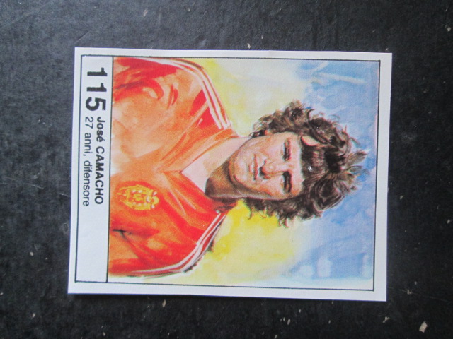 FIGURINA STICKER MUNDIAL 1982 GIORNALINO #115 JOSE ' CAMACHO ESPANA [AF3]