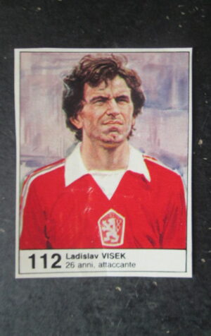 FIGURINA MUNDIAL 1982 GIORNALINO #112 LADISLAV  VISEK CECOSLOVACCHIA [AF3]