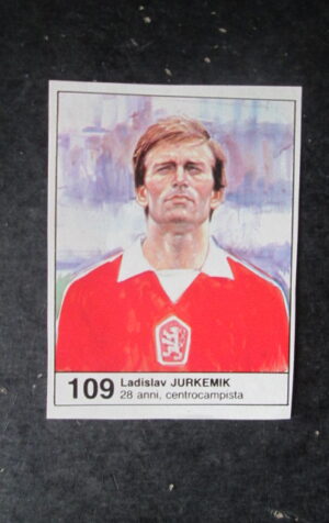 FIGURINA MUNDIAL 1982 GIORNALINO #109 LADISLAVJURKEMIK CECOSLOVACCHIA [AF3]