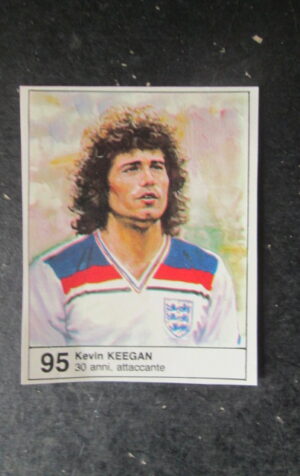 FIGURINA STICKER MUNDIAL 1982 GIORNALINO #95 KEVIN KEEGAN ENGLAND [AF3]