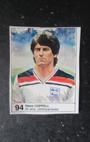 FIGURINA STICKER MUNDIAL 1982 GIORNALINO #94 STEVE COPPBELL ENGLAND [AF3]