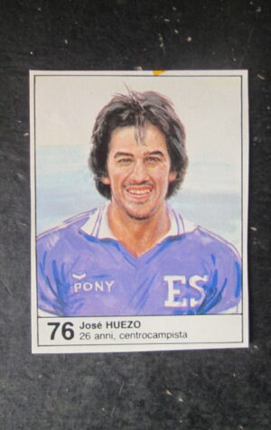 FIGURINA STICKER MUNDIAL 1982 GIORNALINO #76 JOSE HUEZO EL  SALVADOR [AF3]