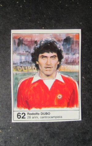 FIGURINA STICKER MUNDIAL 1982 GIORNALINO #62 RODOLFO DUBO CILE [AF3]