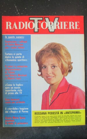 RADIOCORRIERE TV 12 1965 ENZO TORTORA ROSSANA PODESTA ' [C36A]