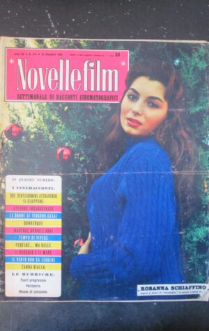 NOVELLE FILM 574 1958 ROSANNA SCHIAFFINO  [C36A]