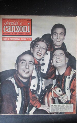 SORRISI E CANZONI 29 1955 QUARTETTO CETRA [Q74]