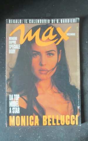 MAX 12 1991 MONICA BELLUCCI BENIGNI  JO CHAMPA EROS RAMAZZOTTI CAVAGNA  [G128M]