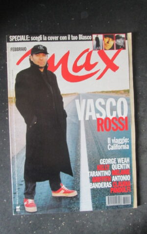 MAX 2 1996 VASCO ROSSI MELANIE GRIFFITH CLAUDIA PANDOLFI BANDERAS  [G128M]