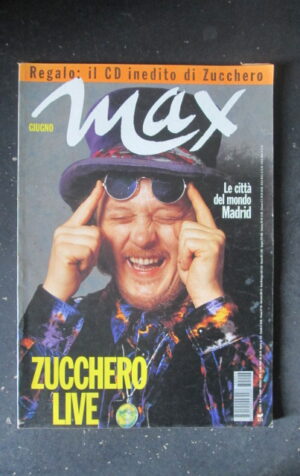 MAX 6 1993 ZUCCHERO  LIVE NADINE RICKY TOGNAZZI  [G128N]