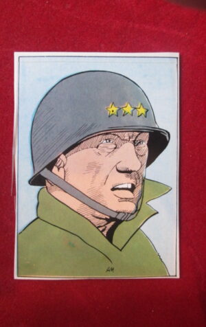 FIGURINA STICKERS GIORNALINO GEORGE PATTON 86 [AFZ]