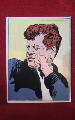 FIGURINA STICKERS GIORNALINO JOHN KENNEDY 55 [AFZ]