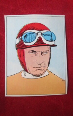 FIGURINA STICKERS GIORNALINO MANUEL FANGIO 37 [AFZ]