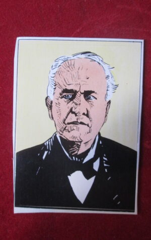 FIGURINA STICKERS GIORNALINO THOMAS ALVA EDISON 33 [AFZ]