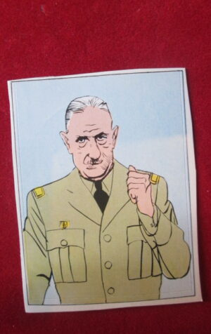 FIGURINA STICKERS GIORNALINO CHARLES DE GAULLE 29 [AFZ]