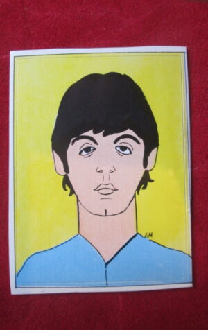 FIGURINA STICKERS GIORNALINO PAUL McCARTNEY 9 [AFZ]