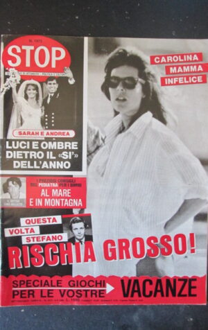 STOP 1975 1986 CAROLINA DI MONACO ALBERTO SORDI PANATTA  [G66A]
