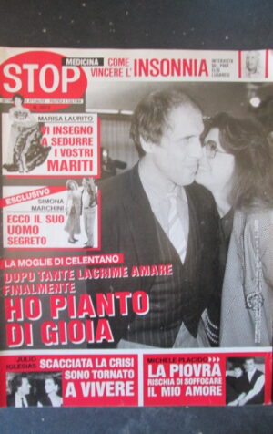 STOP 2073 1988 CELENTANO CLAUDIA MORI MICHELE PLACIDO JULIO IGLESIAS [G66A]