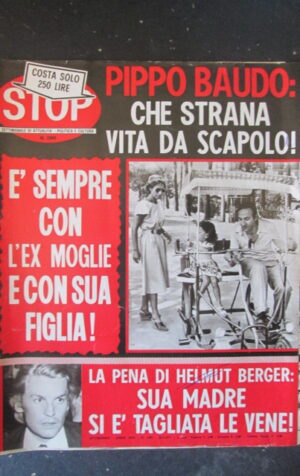 STOP 1399 1975 HELMUT BERGER FIORELLA STRAMBELLI PATTY PRAVO  [G66A]