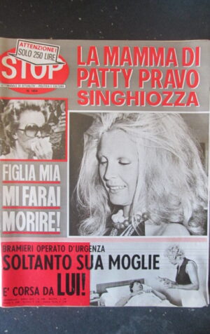 STOP 1404 1975 PATTY PRAVO JEAN GABIN CHET BAKER MORANDI [G66A]