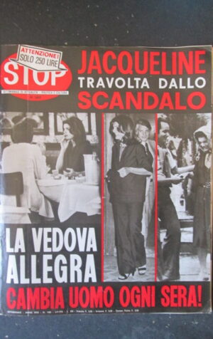 STOP 1405 1975 JACQUELINE KENNEDY CHRIS EVERT HELMUT BERGER GIANNINI [G66A]