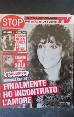 STOP 1985 1986 VERONICA CASTRO STEPHANIE DI MONACO ALAIN DELON [G66A]