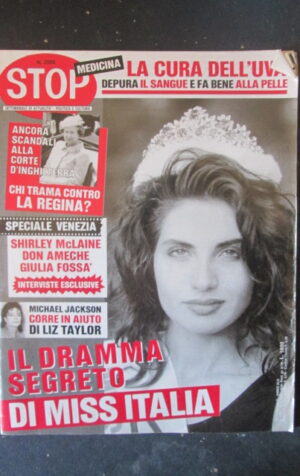 STOP 2086 1988 NADIA BENGALA SHIRLEY MCLAINE MICHAEL JACKSON [G66A]