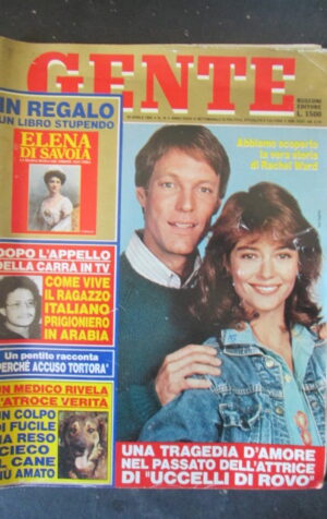 GENTE 16 1984 RACHEL WARD PIERRE COSSO SOPHIE MARCEAU BONACCORTI [G66A]