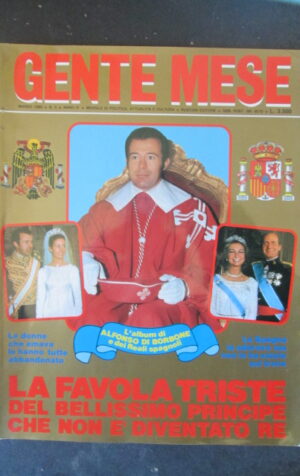 GENTE MESE 3 1989 SPECIALE ALBUM ALFONSO DI BORBONE E REALI DI SPAGNA [G66A]