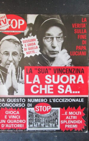 STOP 1568 1978 PAPA LUCIANI ENRICO MARIA SALERNO JAYNE MANSFIELD [G66A]