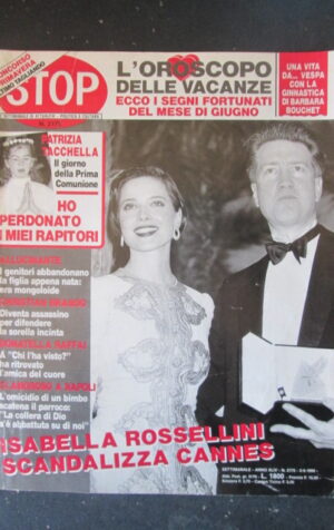 STOP 2175 1990 ISABELLA ROSSELLINI ROBERTO BAGGIO CHARLES BRONSON [G66A]