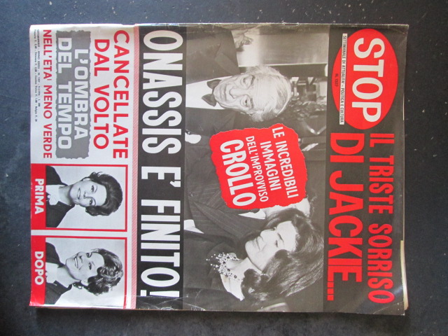 STOP 1327 1974 JACQUELINE KENNEDY ONASSIS SABINA CIUFFINI LEA MASSARI [G66A]