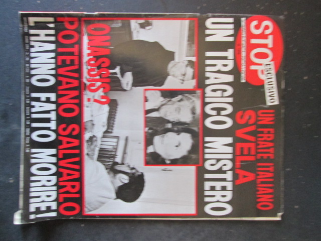 STOP 1398 1975 ONASSIS JACQUELINE KENNEDY NAZZARO PROIETTI DORELLI [G66A]