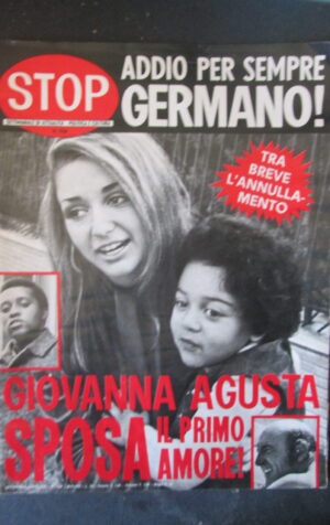 STOP 1158 1970 GIOVANNA AGUSTA GERMANO MINA MAZZINI  [G66A]