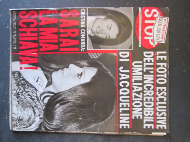 STOP 1402 1975 CRISTINA ONASSIS JACQUELINE KENNEDY GIACOMO AGOSTINI [G66A]