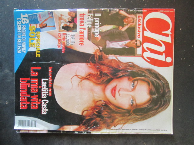 CHI 23 1999 LAETITIA CASTA VALERIA MAZZA RENATO ZERO  MARIAH CAREY [G66A]
