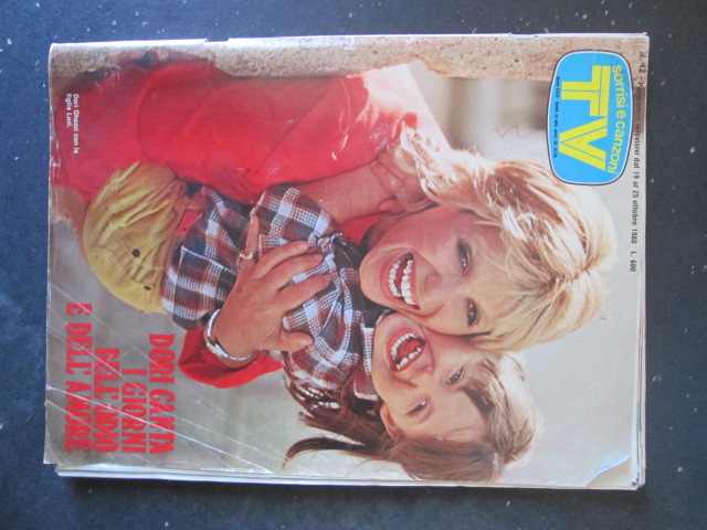 TV SORRISI CANZONI 42 1980 BUD SPENCER MADDALENA CRIPPA ANNA CAPELLI ROSSI [G66A