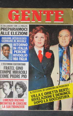 GENTE 7 1972 VILLA ORIETTA BERTI GABRIELLA FARINON RICHARD BURTON [R9]