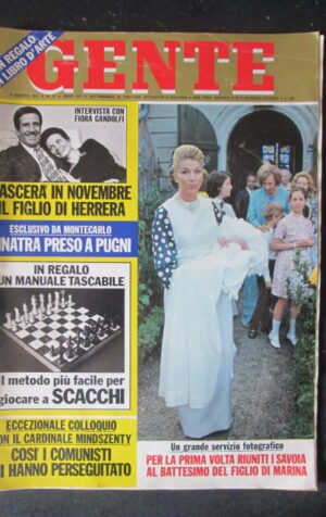 GENTE 31 1972 I SAVOIA ROGER VADIM DOMENICO CANTATORE LUCIA BOSE [R9]