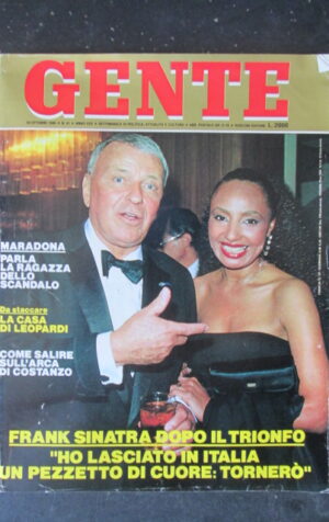 GENTE 41 1986 FRANK SINATRA MARADONA MICHAEL JACKSON  [R9]