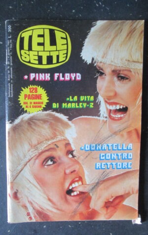 TELE SETTE 22 1981 DONATELLA RETTORE PINK FLOYD BOB MARLEY LUC MERENDA [R9]
