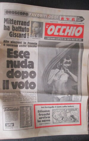 '"L'' OCCHIO 126 1981 BRADY FALCAO GIULIANO GEMMA LEA MASSARI [R9]"'